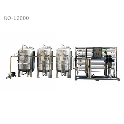 Filtre de la membrane 10000L/H du système de traitement de l'eau de RO du SUS 304 8040