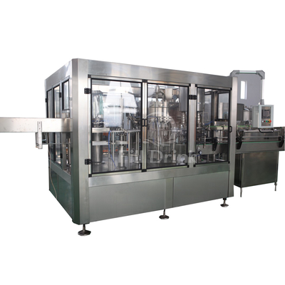 SUS304 3 dans 1 chapeau de machine de Machine Carbonated Filling de capsuleur de remplisseur de Monoblock assortissant l'ascenseur