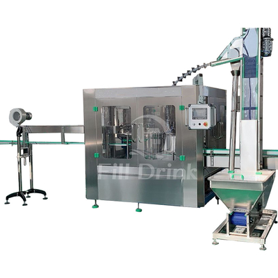 La machine de remplissage carbonatée de boissons de contrôleur léger a carbonaté l'équipement de mise en bouteilles sans fuite d'air