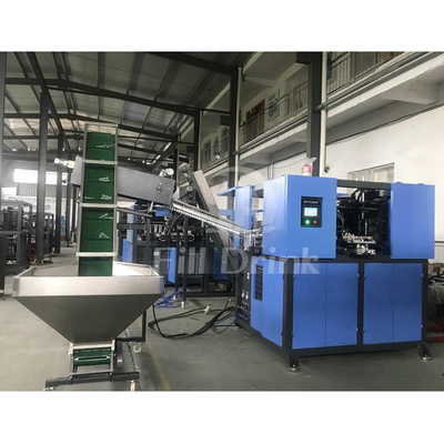 Machine de soufflement 2200-2800BPH de bouteille semi automatique d'animal familier de 2 cavités